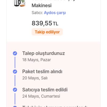 Hatalı Çay Makinesi Değişim Sürecinde Yaşanan Sorunlar
