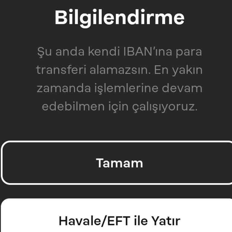 Papara Hesabımdaki Paramın İadesini Talep Ediyorum!