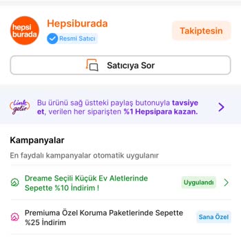 Hepsiburada Kampanyasında Fiyat İndirimi Uygulanmadı, Tüketici Yanıltılıyor