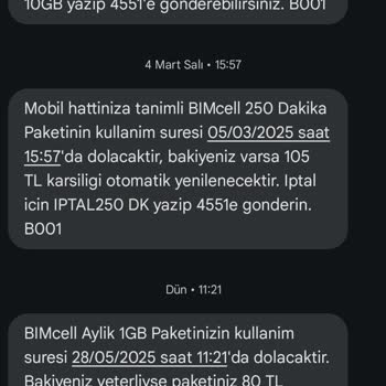 Paket İptali Yapılmıyor, Mağduriyet Yaşıyorum
