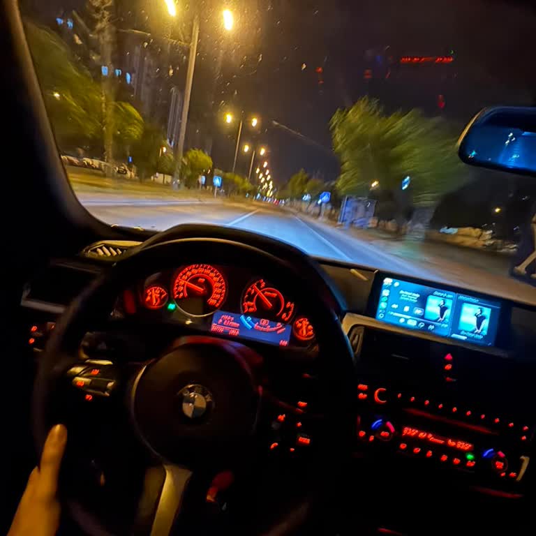 BMW 318d İç Ambiyans Aydınlatması Çok Sönük Yanıyor