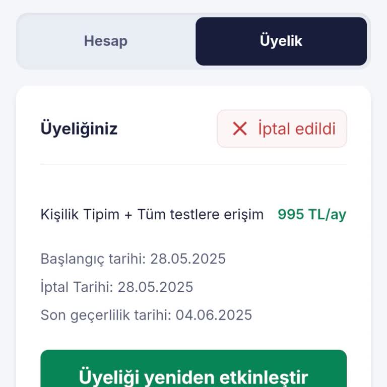 Personality.co Üyeliği İptal Ettim Ama Param Yatmadı