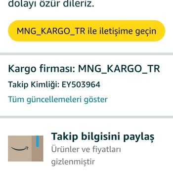 Kargo Takip Kodum Başkasına Ait Çıktı, Müşteri Hizmetlerine Ulaşamıyorum