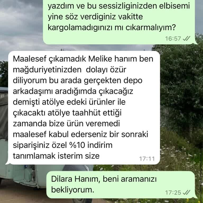 Siparişlerin Gecikmesi Ve İletişim Eksikliği Nedeniyle Yaşanan Mağduriyet