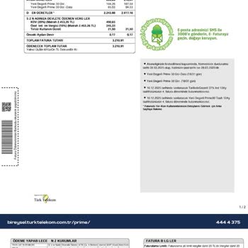 Türk Telekom'dan Yetersiz Bilgilendirme Ve Yüksek Fatura Şoku