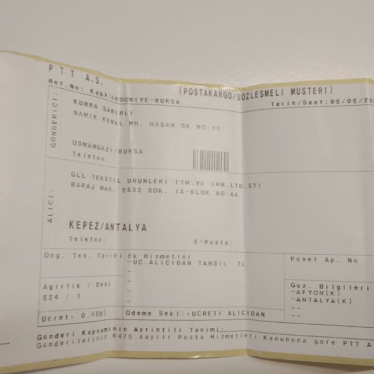 Beden Değişimi İçin Gönderdiğim Ürüne Uzun Süre Dönüş Yapılmadı