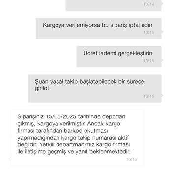 Teslim Edilmeyen Sipariş Ve Sorumluluk Almayan Firmalar Nedeniyle Mağduriyet