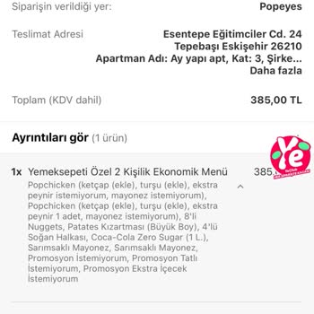Eksik Ve Özensiz Sipariş Deneyimi: Müşteri Memnuniyeti Göz Ardı Edildi