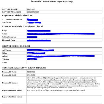 Aldığım Stiletto İlk Kullanımda Deforme Oldu, İade Talebim Reddedildi