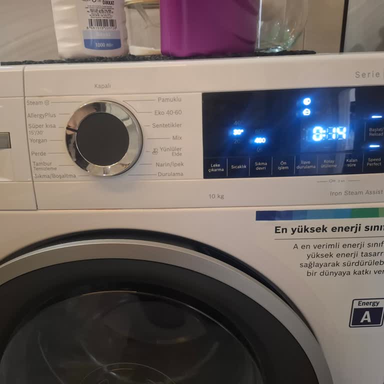 Bosch Çamaşır Makinesinde Beyaz Çamaşırlar Grileşiyor