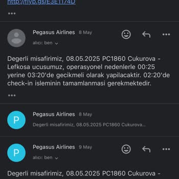 Pegasus'ta 5 Saate Yakın Rötar Ve Bilgi Eksikliği Mağduriyeti