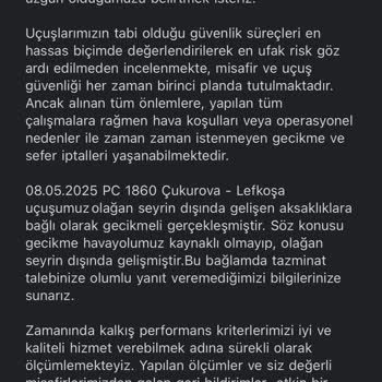 Pegasus'ta 5 Saate Yakın Rötar Ve Bilgi Eksikliği Mağduriyeti