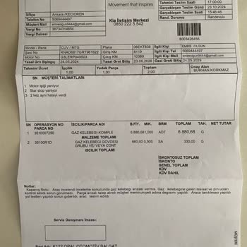 Sıfır Araçta Çözülmeyen Arıza, Umursamaz Servisler