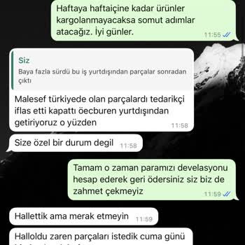 Pilates Aletlerim İki Aydır Teslim Edilmedi İletişim Yok