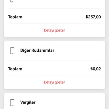 Vodafone Faturada Ekstra Vergi Kesintisi Ve Müşteri Hizmetlerinden Sonuç Alamama