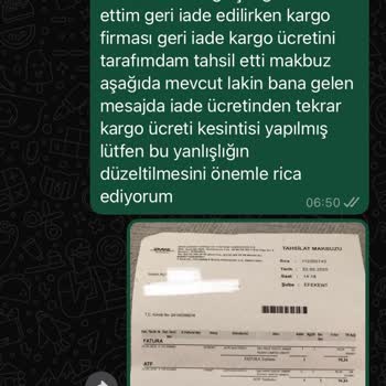 İade Ücretinin İki Kez Kesilmesi Ve Ücretin Geri Ödenmemesi