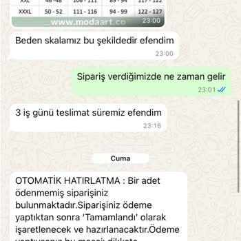 Instagram Moda Art'tan Alışverişte Bilgilendirme Ve Ürün Teslimatı Sorunu
