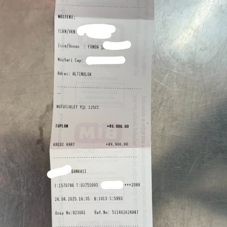 Satın Aldığım Motosikletin Teslimatı Ve Bilgilendirme Sorunu