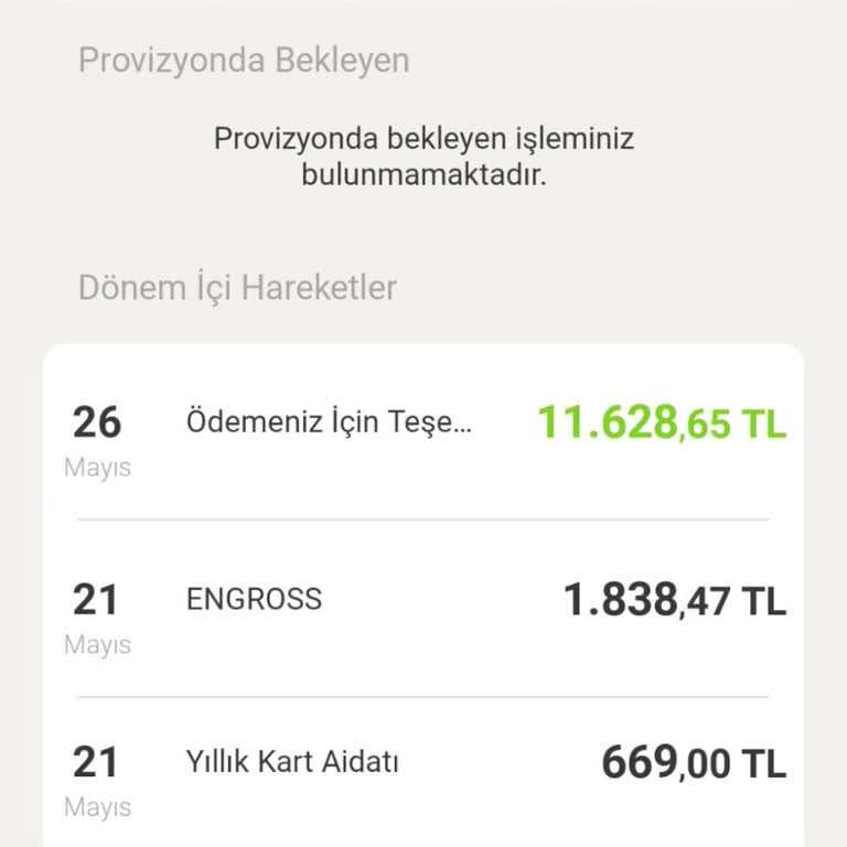 Yıllık Kart Aidatı Kesintisinin İptalini Talep Ediyorum