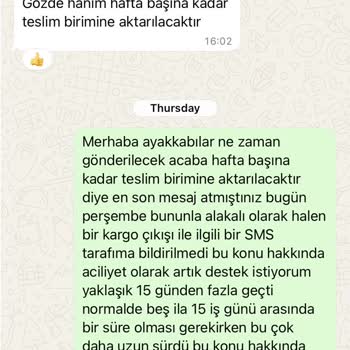 Ayakkabılarım 1 Aydır Teslim Edilmedi, İletişim Yetersiz