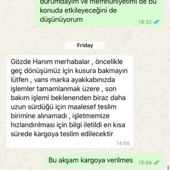 Ayakkabılarım 1 Aydır Teslim Edilmedi, İletişim Yetersiz