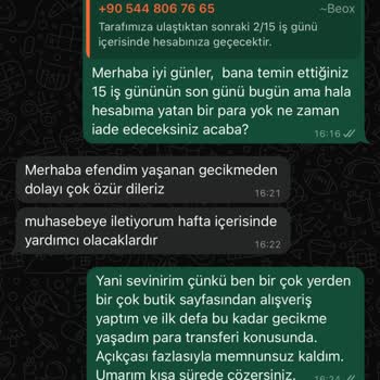 İade Sürecinde Oyalama Ve Geciken Para İadesi