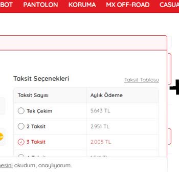 Peşin Fiyatına 6 Taksit Vaadinde Ek Hizmet Bedeli Kesintisi Ve Yanıltıcı Reklam