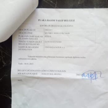 Yanlış Ürün Faturası Ve Plaka Sorunu Mağduriyeti