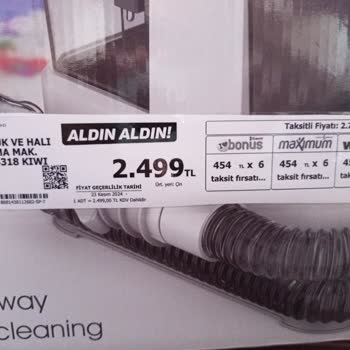 Kiwi Marka Makinemin Emiş Gücü Yok