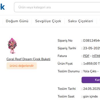 Geç Teslimat, Solmuş Ve Küçük Çiçek: Param Çöp Oldu