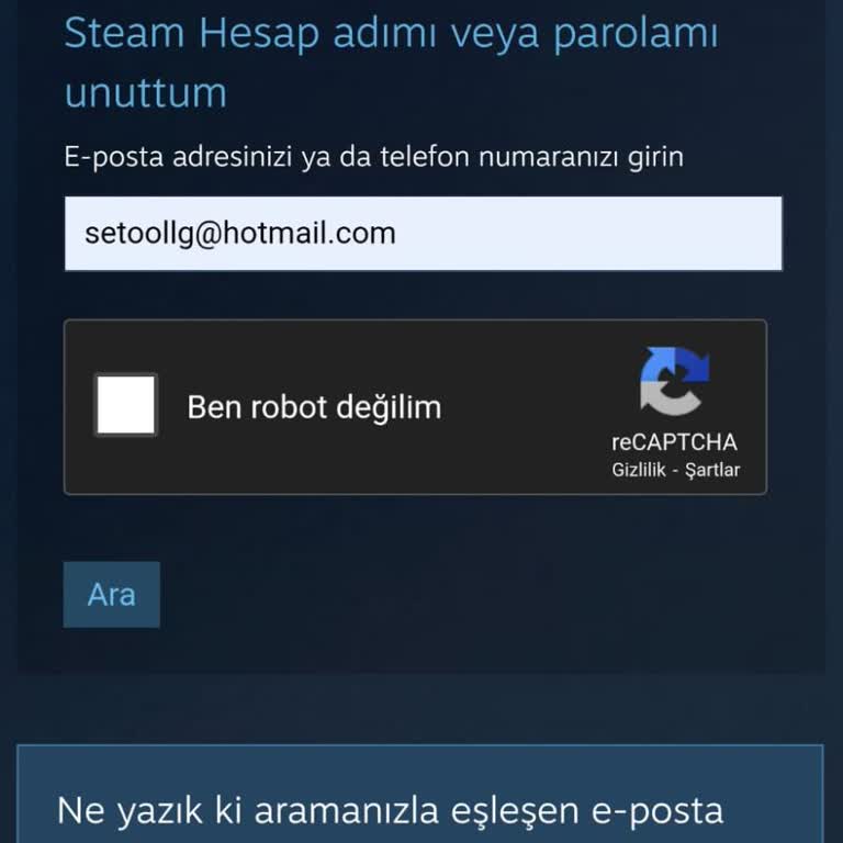 Steam Hesabına Giriş Yapamıyorum Ve Destekten Yanıt Alamıyorum