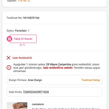 En Önemli Günümde Mağdur Edildim, İade Talebim Reddedildi