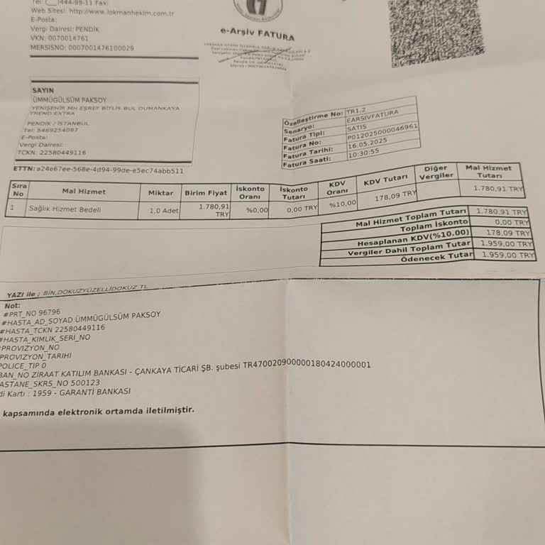 Sigorta Karşılamadı, Kötü Muamele Ve Yetersiz Hizmet