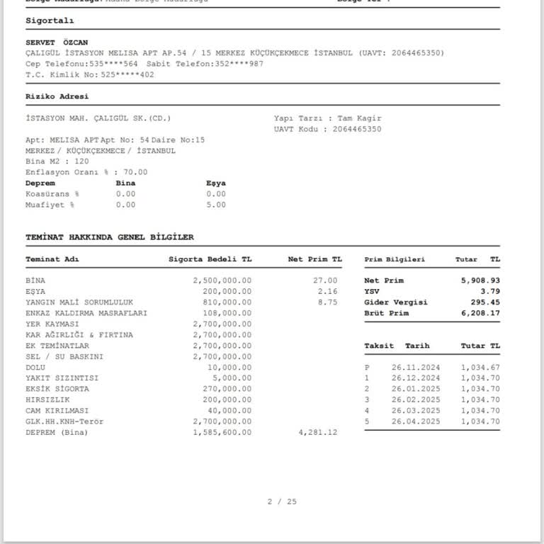 70 Gündür Hasar Ödemesi Yapılmıyor, Mağdurum!