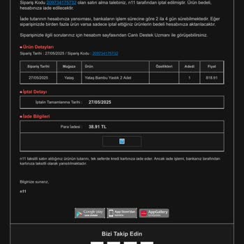 Sipariş Onaylandıktan Sonra Fiyat Hatası Gerekçesiyle İptal Edildi, Mağduriyet Yaşıyorum