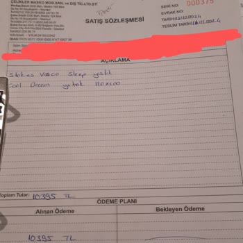 Yatak Çöktü, Satış Sonrası Destek Yok!