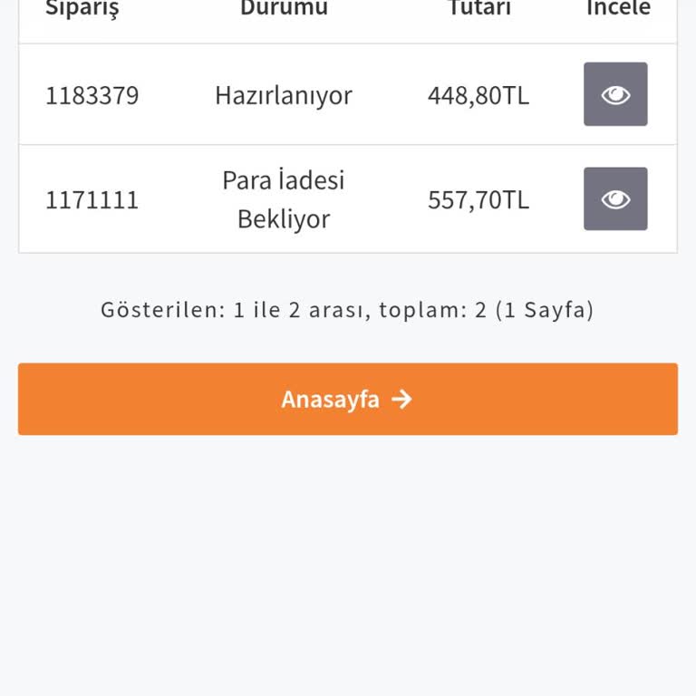 Siparişim Kargoya Verilmedi, İade Süreci De Tamamlanmadı