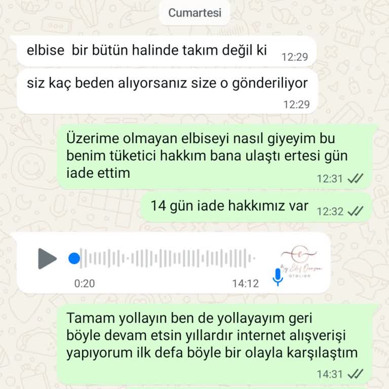 İade Hakkım Reddedildi Ve Kargo Ücreti Talep Edildi