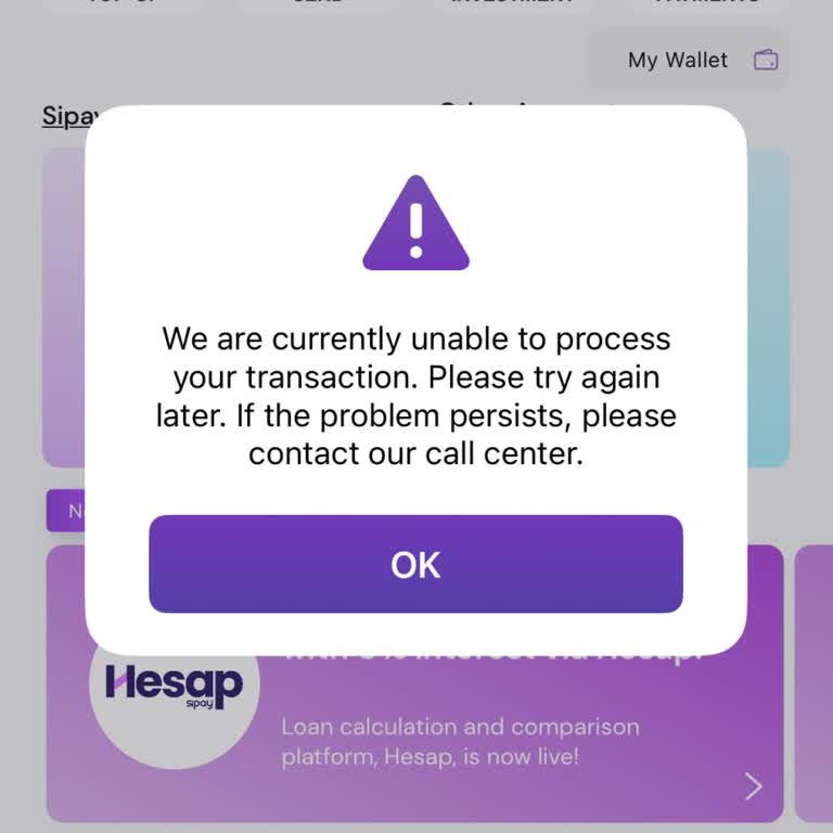 Sipay Hesabımdaki Paraya Haksız Kısıt Ve Yetersiz Müşteri Hizmeti