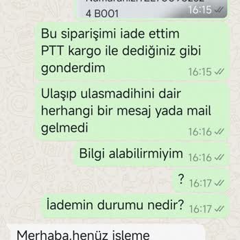 İade Sürecinde Umursamazlık Ve Ürün Kalitesizliği