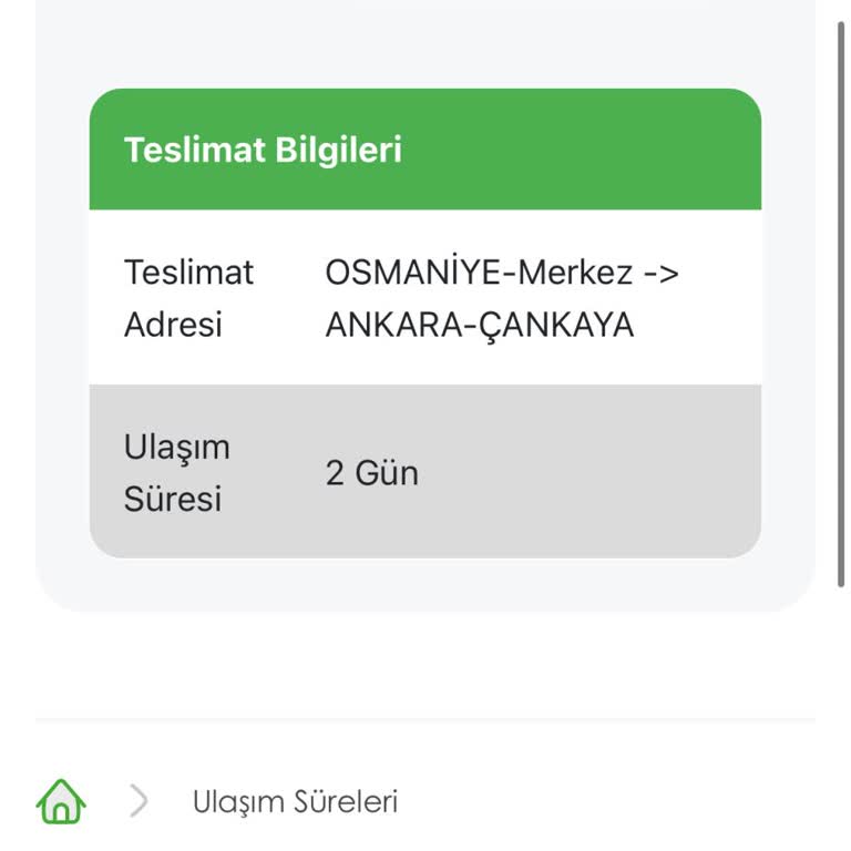 Teslimat Gecikmesi Ve Bilgi Eksikliği Nedeniyle Mağduriyet Yaşadım