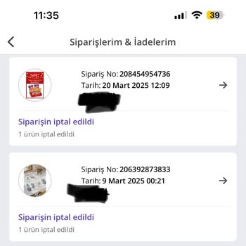 Kampanyalı Ürünler Sürekli İptal Ediliyor, Mağduriyetim Giderilmiyor