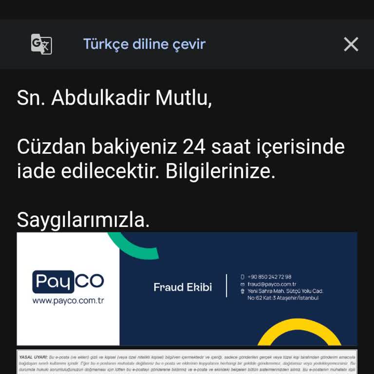 Hesabım Kapatıldıktan Sonra Param İade Edilmiyor