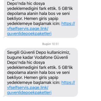 İptal Edilen İzinlere Rağmen Vodafone'dan Sürekli SMS Alıyorum