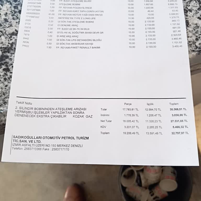 Renault Mais Servisinde Fahiş Fiyat Ve Kaba Muameleyle Karşılaştım