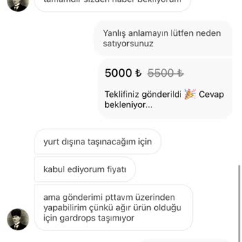 Gardırop Uygulamasında Satıcıdan Şüpheli Link Ve Düşük Fiyat Mağduriyeti