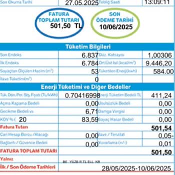 Doğalgaz Faturasında Yüksek Bedel Ve Şeffaf Olmayan Devlet Desteği Uygulaması