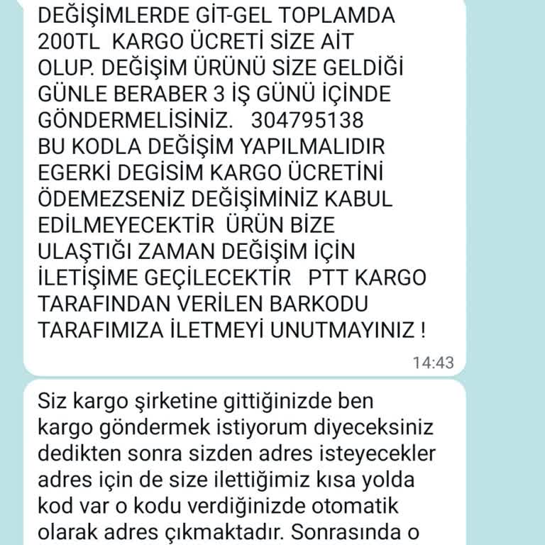 Cayma Hakkıma Rağmen Ürün Gönderildi, Ücret İadesi Talebim Var