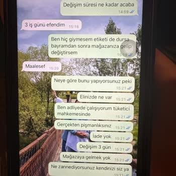 Yanlış Kumaş Ve Beden Gönderen Satıcı İade Talebimi Reddetti