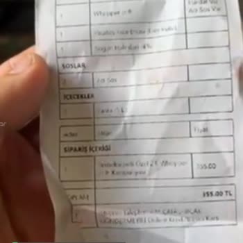 Burger King Ürünler Eksik Geldi